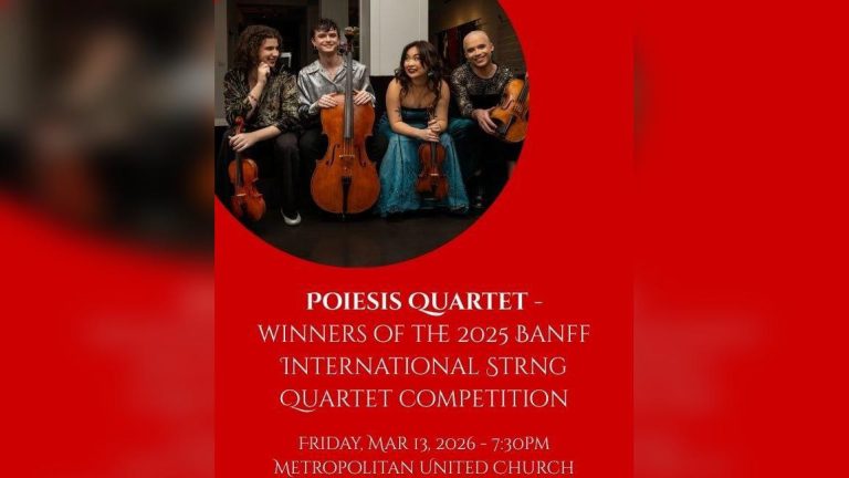 Poiesis Quartet at Metropolitan United Church