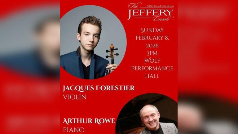 Jacques Forestier and Arthur Rowe Concert